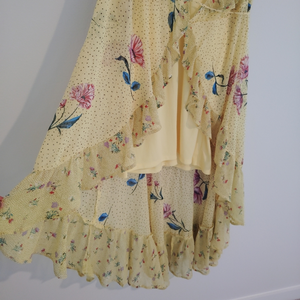 Xhilaration Floral Wrap Dress - Picture 4 of 6